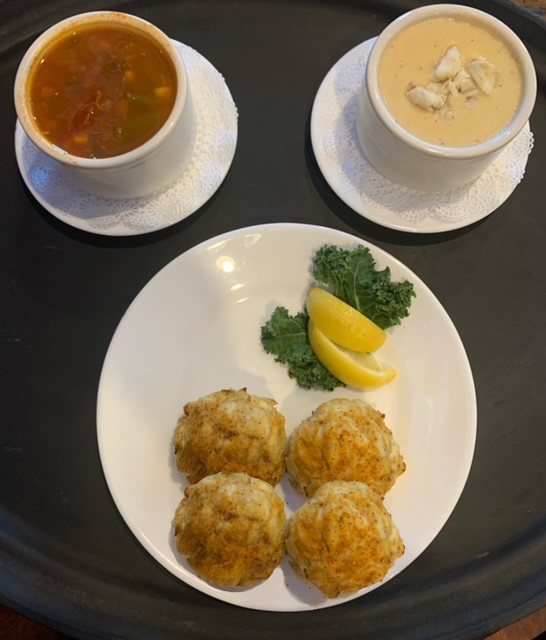 Maryland Crab Dinner with Cream of Crab