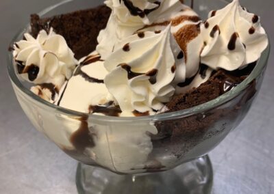 Greenmount Brownie Sundae